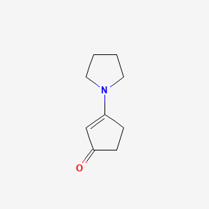 B8815474 3-(1-Pyrrolidinyl)-2-cyclopenten-1-one CAS No. 36287-28-2