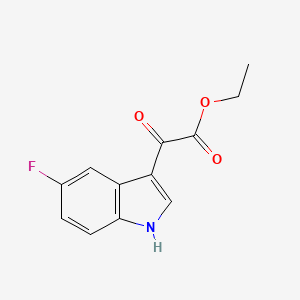 molecular formula C12H10FNO3 B8815512 Ethyl 2-(5-Fluoro-3-indolyl)-2-oxoacetate CAS No. 127561-11-9