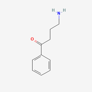 molecular formula C10H13NO B8815513 4-Amino-1-phenylbutan-1-one 
