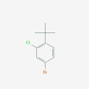 molecular formula C10H12BrCl B8815533 4-Bromo-1-tert-butyl-2-chlorobenzene CAS No. 477720-72-2