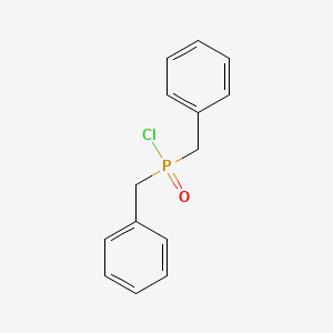molecular formula C14H14ClOP B8815547 DIBENZYLPHOSPHORYL CHLORIDE 