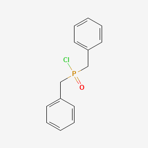 molecular formula C14H14ClOP B8815547 Dibenzylphosphinic chloride 