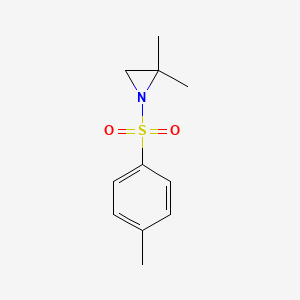 molecular formula C11H15NO2S B8815565 2,2-Dimethyl-1-(toluene-4-sulfonyl)-aziridine CAS No. 5048-64-6