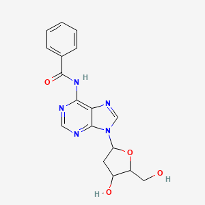 molecular formula C17H17N5O4 B8815568 N6-Benzoyl-2'-deoxyadenosine 
