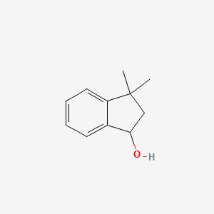 molecular formula C11H14O B8815620 3,3-Dimethyl-1-indanol CAS No. 38393-92-9
