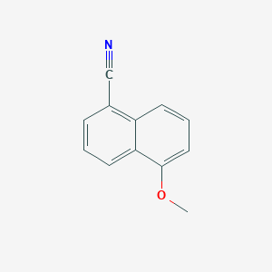 molecular formula C12H9NO B8815629 5-Methoxy-1-naphthonitrile 