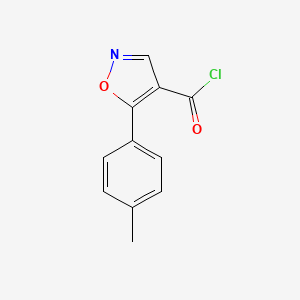 5-(P-tolyl)isoxazole-4-carbonyl chloride