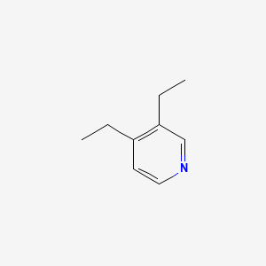 molecular formula C9H13N B8815699 3,4-Diethylpyridine CAS No. 612-11-3