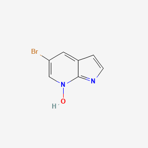 molecular formula C7H5BrN2O B8815731 5-Bromo-1H-pyrrolo[2,3-b]pyridine 7-oxide 