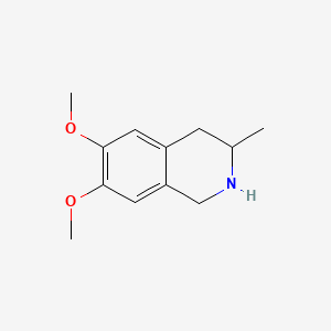 molecular formula C12H17NO2 B8815739 6,7-Dimethoxy-3-methyl-1,2,3,4-tetrahydroisoquinoline 