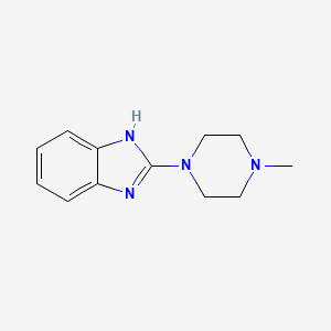 molecular formula C12H16N4 B8815749 2-(4-Methyl-piperazin-1-yl)-1H-benzoimidazole CAS No. 57897-93-5