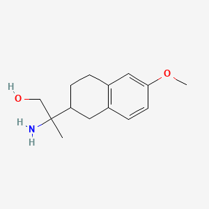 2-Amino-2-(6-methoxy-1,2,3,4-tetrahydronaphthalen-2-yl)propan-1-ol