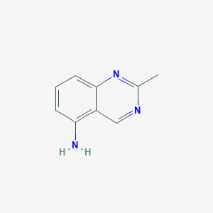 molecular formula C9H9N3 B8815778 2-Methylquinazolin-5-amine CAS No. 825654-44-2