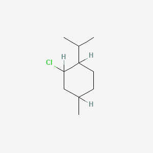 molecular formula C10H19Cl B8815779 1-Chloro-2-isopropyl-5-methylcyclohexane CAS No. 28953-96-0