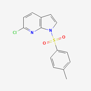 molecular formula C14H11ClN2O2S B8815801 6-Chloro-1-tosyl-1H-pyrrolo[2,3-b]pyridine 
