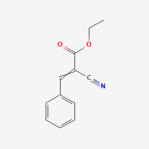 molecular formula C12H11NO2 B8815806 Ethyl 2-cyanocinnamate 