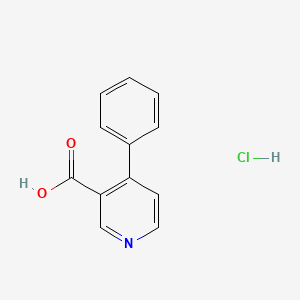 molecular formula C12H10ClNO2 B8815853 4-Phenylnicotinic acid hydrochloride CAS No. 103863-13-4