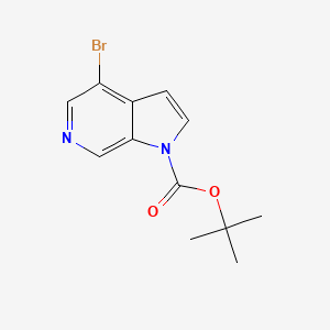 molecular formula C12H13BrN2O2 B8815860 tert-Butyl 4-bromo-1H-pyrrolo[2,3-c]pyridine-1-carboxylate 