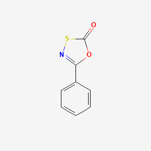 molecular formula C8H5NO2S B8815901 5-Phenyl-1,3,4-oxathiazol-2-one CAS No. 5852-49-3