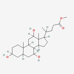 molecular formula C25H42O5 B8815926 Methyl 3,7,12-trihydroxycholan-24-oate 