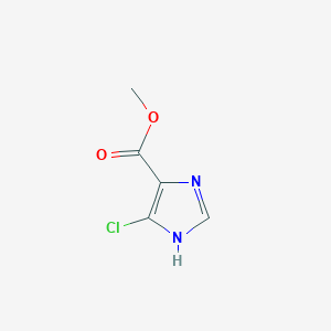 molecular formula C5H5ClN2O2 B8815938 methyl 5-chloro-1H-imidazole-4-carboxylate 