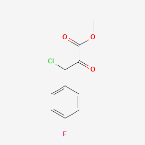 Methyl 3-chloro-3-(4-fluorophenyl)-2-oxopropanoate