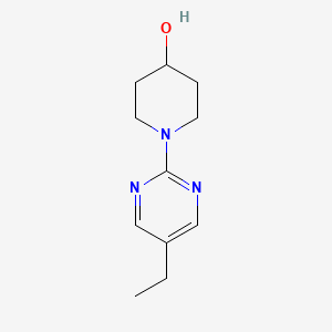 molecular formula C11H17N3O B8816004 1-(5-Ethylpyrimidin-2-yl)piperidin-4-ol 