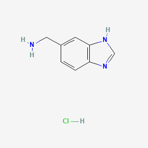 (1H-Benzo[d]imidazol-5-yl)methanamine hydrochloride