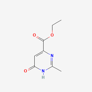 molecular formula C8H10N2O3 B8816053 ethyl 2-methyl-4-oxo-1H-pyrimidine-6-carboxylate 