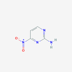 molecular formula C4H4N4O2 B8816061 4-Nitropyrimidin-2-amine 