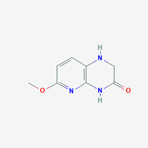 molecular formula C8H9N3O2 B8816078 6-Methoxy-1,2-dihydropyrido[2,3-B]pyrazin-3(4H)-one 
