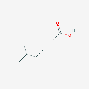 molecular formula C9H16O2 B8816109 cis-3-Isobutylcyclobutane carboxylic acid 