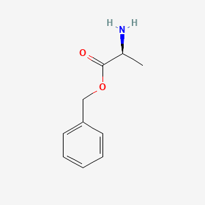 molecular formula C10H13NO2 B8816125 benzyl (2S)-2-aminopropanoate 