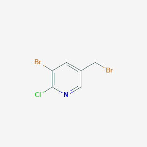 molecular formula C6H4Br2ClN B8816164 3-Bromo-5-(bromomethyl)-2-chloropyridine 