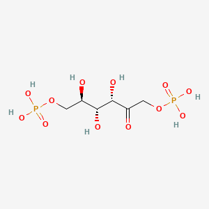 molecular formula C6H14O12P2 B8816187 Fosfructose CAS No. 717817-28-2