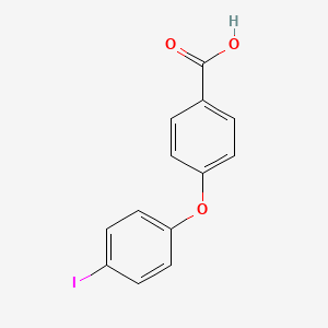 molecular formula C13H9IO3 B8816200 4-(4-Iodophenoxy)benzoic acid CAS No. 21120-69-4