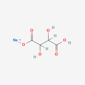 molecular formula C4H5NaO6 B8816247 Sodium bitartrate 
