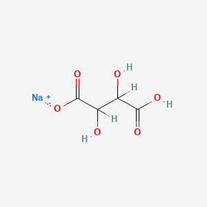 molecular formula C4H5NaO6 B8816247 Sodium hydrogen tartrate 
