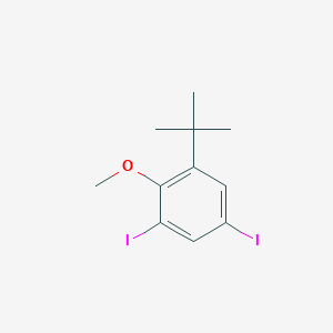 1-(Tert-butyl)-3,5-diiodo-2-methoxybenzene