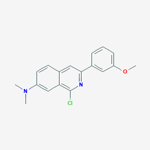 7-Isoquinolinamine, 1-chloro-3-(3-methoxyphenyl)-N,N-dimethyl-