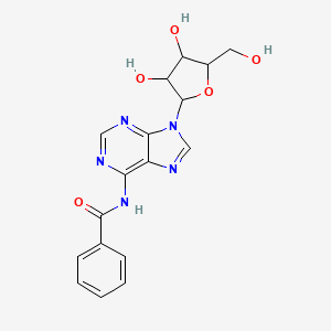 molecular formula C17H17N5O5 B8816304 N-Benzoyladenosine 