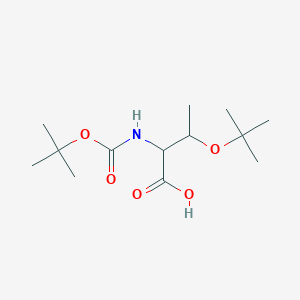 3-[(2-methylpropan-2-yl)oxy]-2-[(2-methylpropan-2-yl)oxycarbonylamino]butanoic Acid