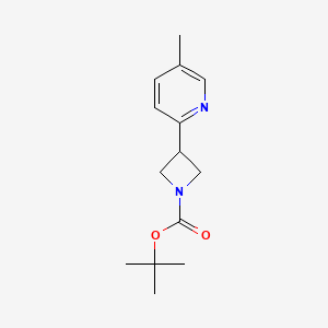 Tert-butyl 3-(5-methylpyridin-2-yl)azetidine-1-carboxylate