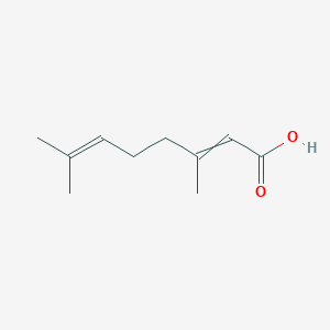 molecular formula C10H16O2 B8816347 3,7-Dimethylocta-2,6-dienoate 