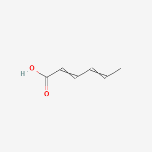 molecular formula C6H8O2 B8816376 Hexa-2,4-dienoic acid 