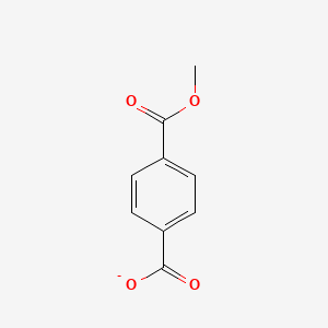 molecular formula C9H7O4- B8816409 1,4-Benzenedicarboxylic acid, methyl ester 