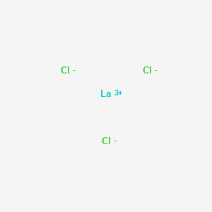 molecular formula Cl3La B8816411 Lanthanum(III)chloride CAS No. 11098-96-7