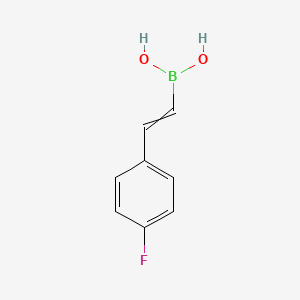 molecular formula C8H8BFO2 B8816438 (E)-4-fluorostyrylboronic acid 