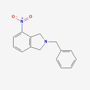 molecular formula C15H14N2O2 B8816446 2-Benzyl-4-nitroisoindoline CAS No. 127168-67-6
