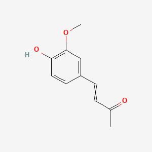 molecular formula C11H12O3 B8816463 3-Buten-2-one, 4-(4-hydroxy-3-methoxyphenyl)-, (3E)- 
